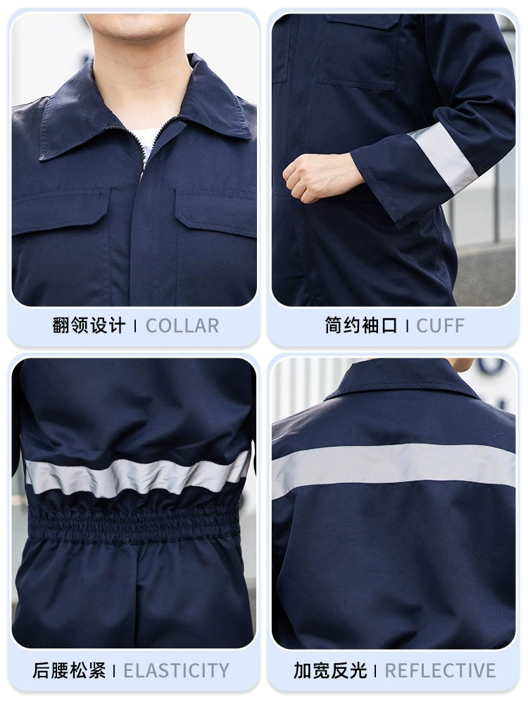 Abrasion-Resistant Workwear for Workshop Factory with Reflective Stripe - Model: 850164189302 - 图片 3