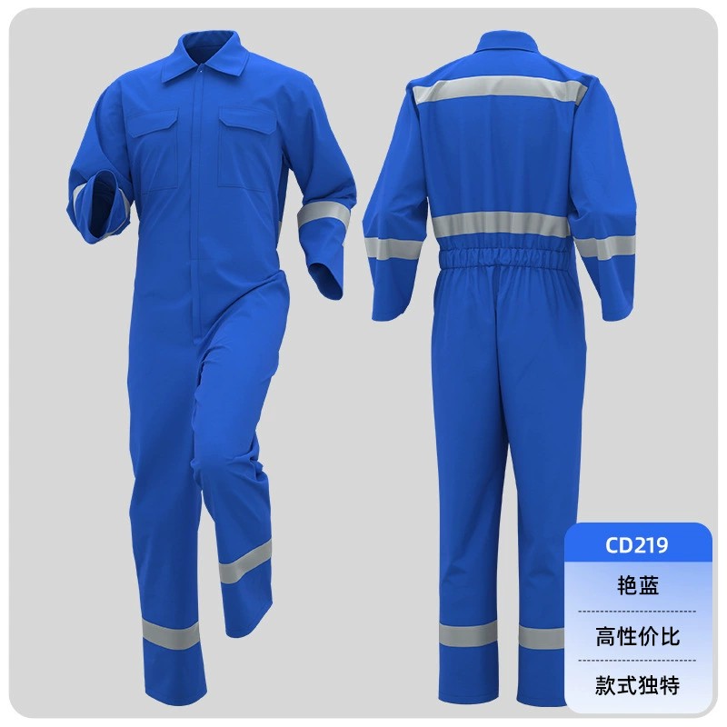 Abrasion-Resistant Workwear for Workshop Factory with Reflective Stripe - Model: 850164189302 - 图片 8