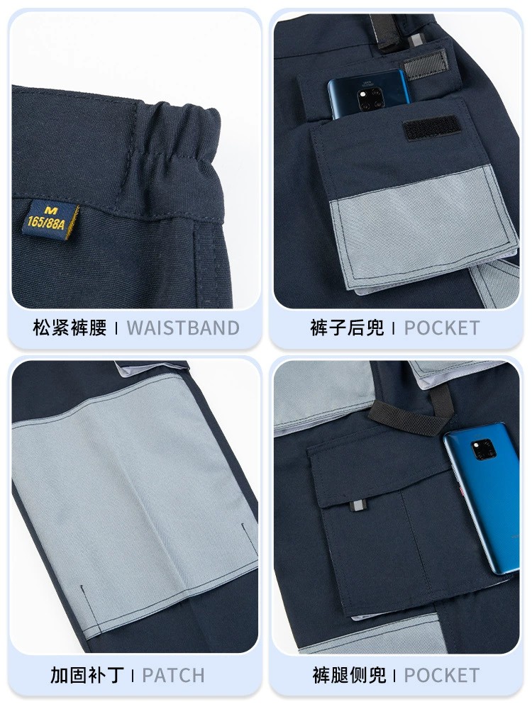 Men's Work Pants with Multi-Pockets for Construction Site - Model: 819345451468 - 图片 3