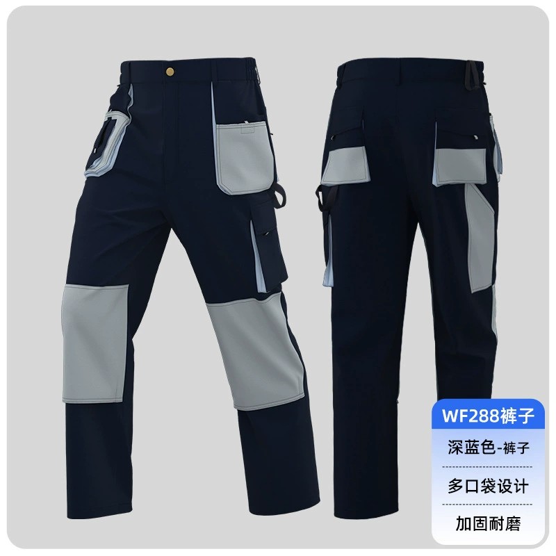 Men's Work Pants with Multi-Pockets for Construction Site - Model: 819345451468 - 图片 7