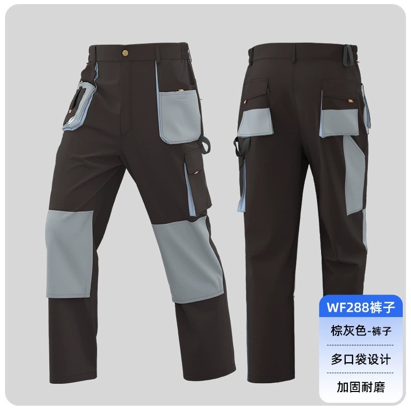 Men's Work Pants with Multi-Pockets for Construction Site - Model: 819345451468 - 图片 8