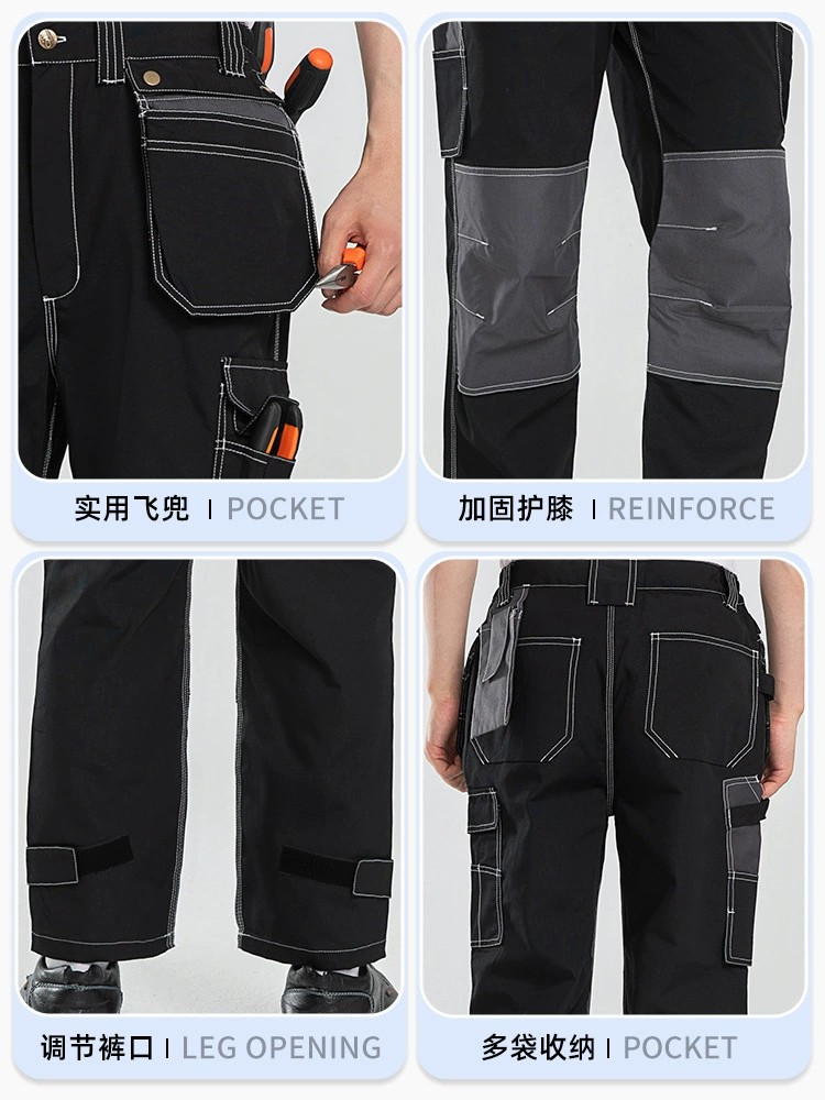 Sturdy Workshop Pants for Factory and Construction with Wear-Resistant Fabric - Model: 952106750268 - 图片 3
