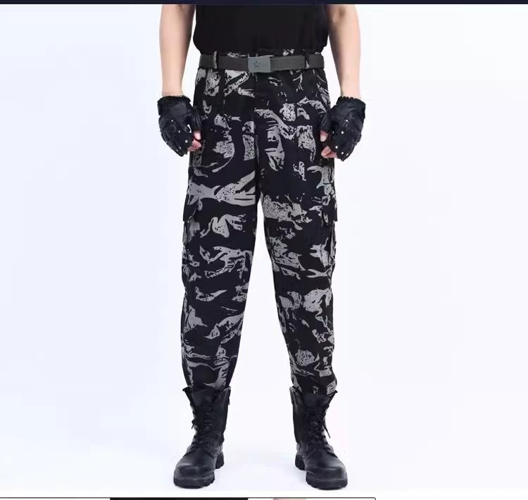 Camouflage Work Pants for Men with Large Cargo Pockets for Labor & Outdoor - Model: 1018112286475 - 图片 10