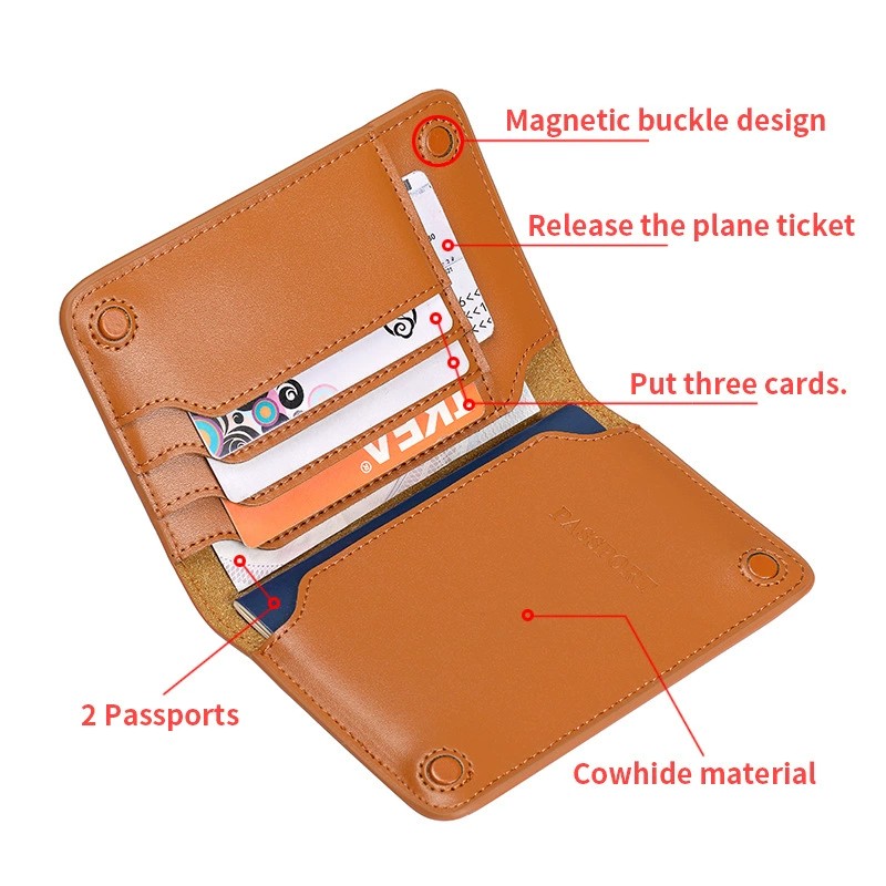 Travel Document Organizer for International Trips with RFID Protection - Model: 813506594452 - 图片 4