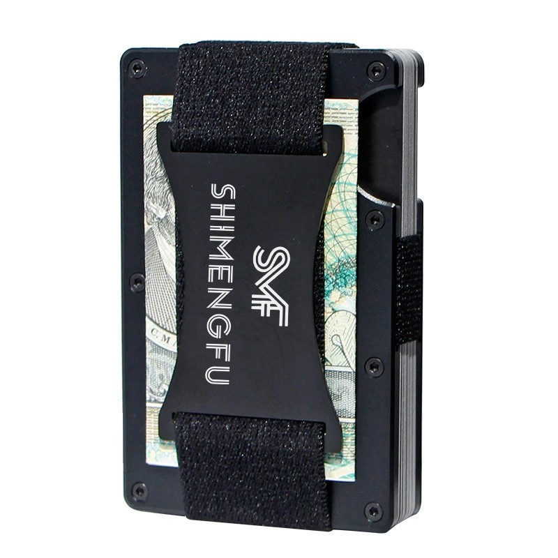 Men's Aluminum Alloy Card Holder for Anti-Demagnetization and Anti-Skimming with Carbon Fiber Ultra-Thin Design - Model: 679260148859 - 图片 8
