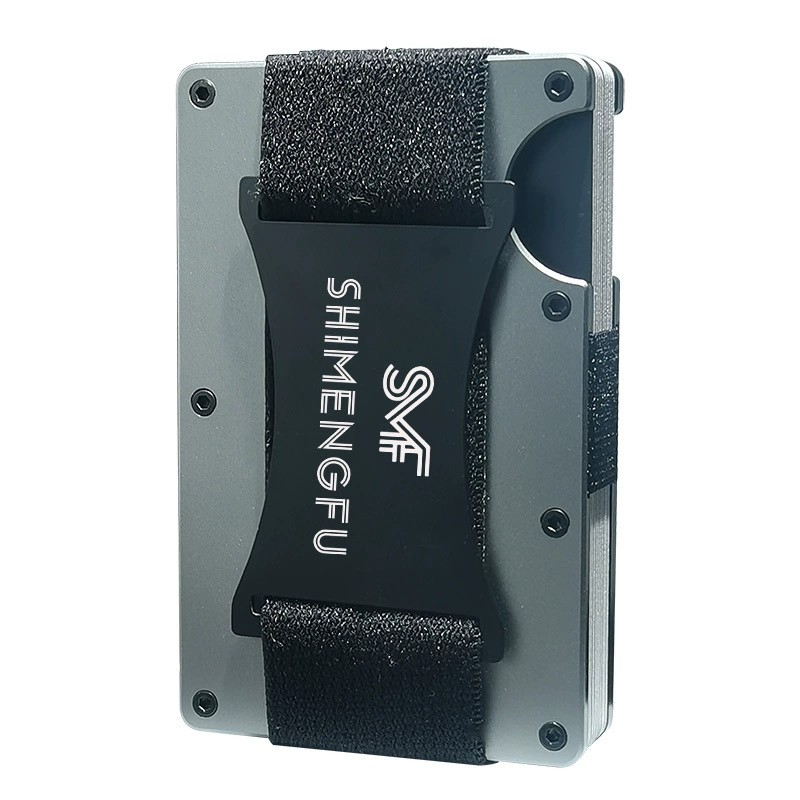 Men's Aluminum Alloy Card Holder for Anti-Demagnetization and Anti-Skimming with Carbon Fiber Ultra-Thin Design - Model: 679260148859 - 图片 9