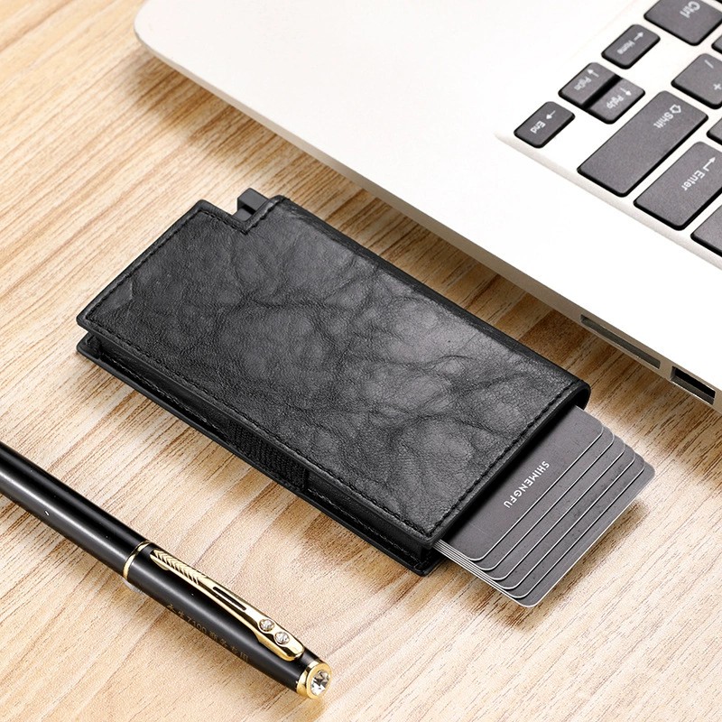 Card Holder for Quick Access with Metal Money Clip - Model: 837880043701 - 图片 3