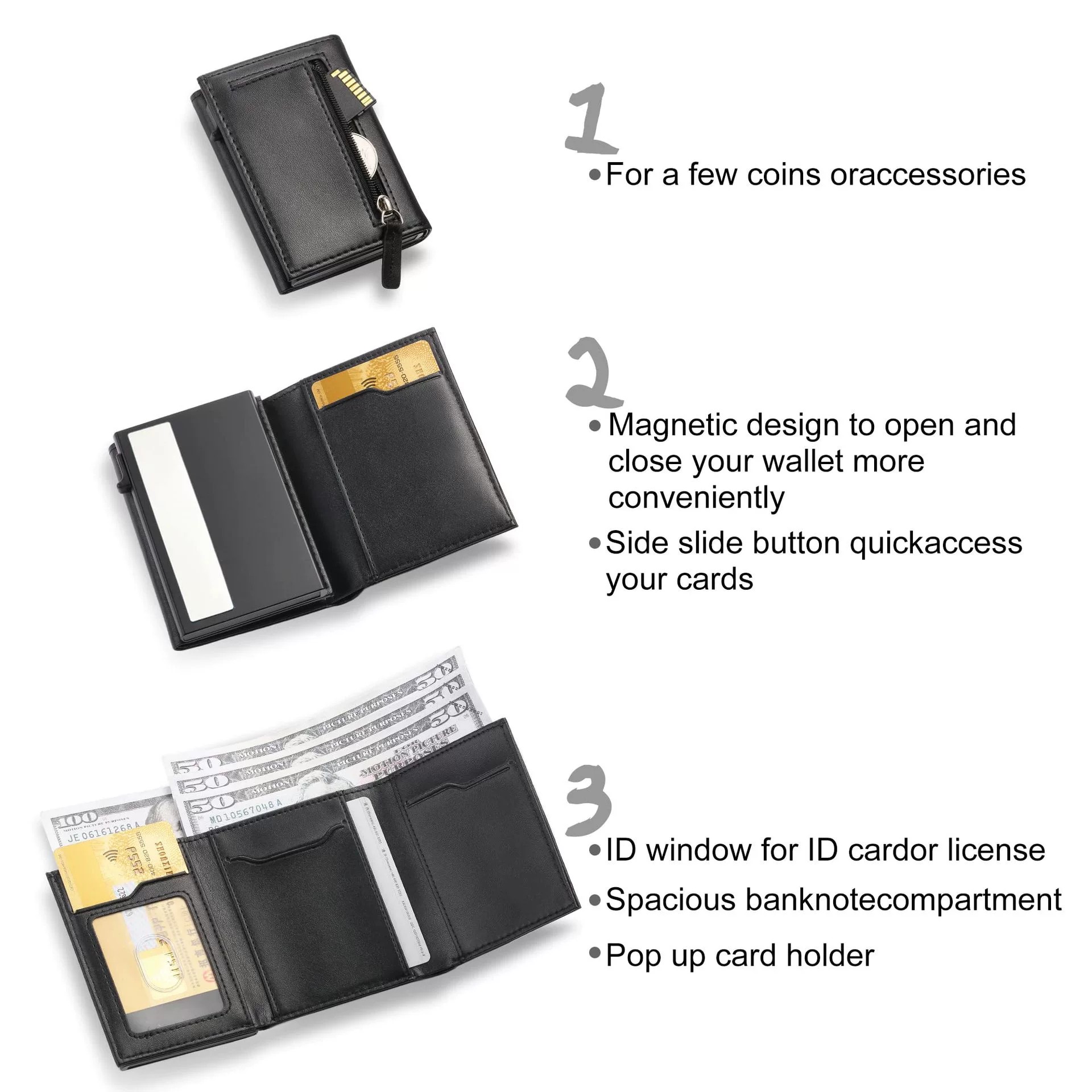 Minimalist Card Holder for Business Cards - Model: 777268303618 - 图片 2