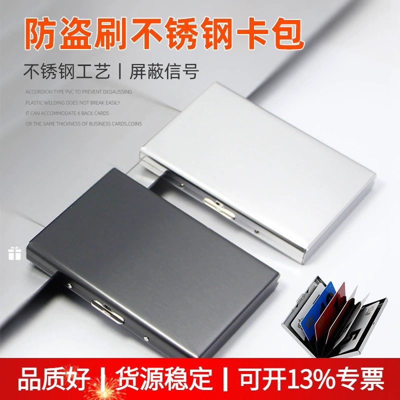 Compact Card Sleeve for Driver's License with Anti-Demagnetization Shield - Model: 737938811215