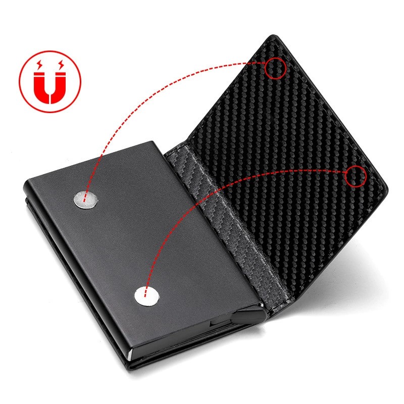 Anti-Skimming Card Case for Travel with Money Clip - Model: 690013262368 - 图片 2