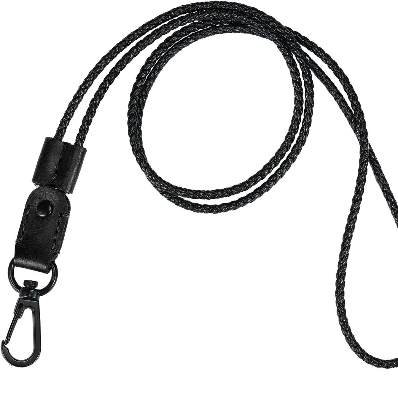 Anti-Loss Work Badge Lanyard with Adjustable PU Strap - Model: 914454337724 - 图片 5