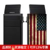 Card Holder for Men with American Flag and Money Pocket - Model: 905787177835