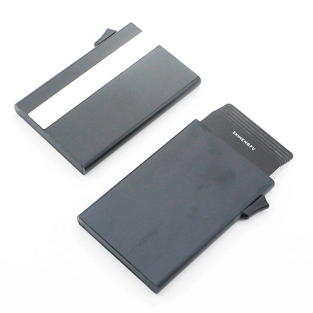 Anti-Theft Metal Card Case for Credit Cards with Automatic Pop-Up - Model: 881964396576 - 图片 2