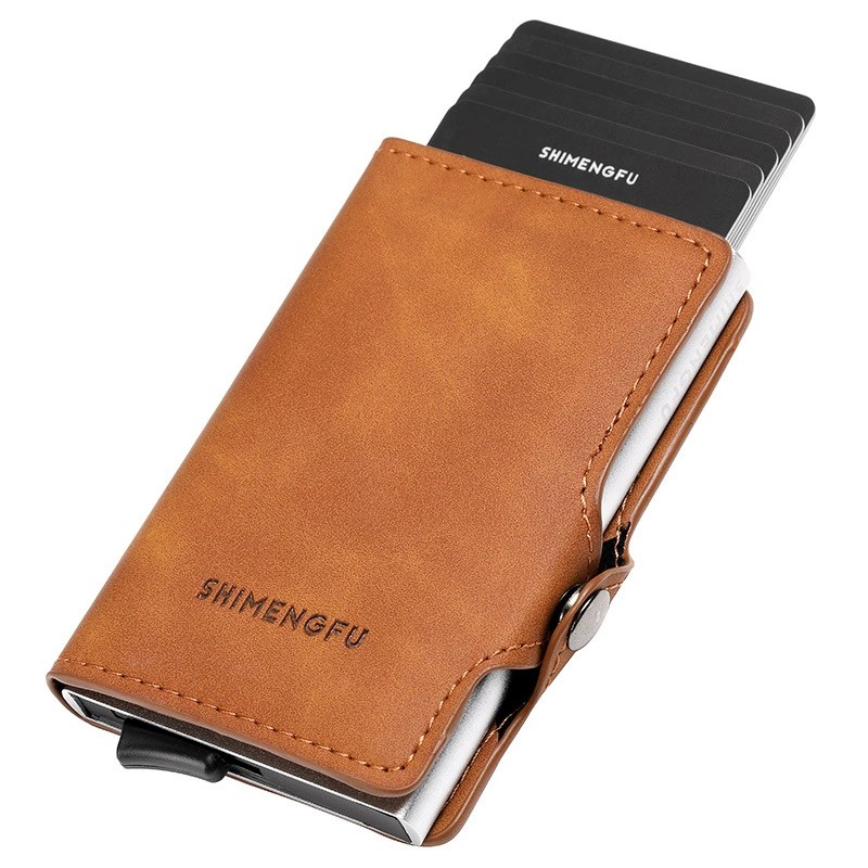Anti-Theft Slim Wallet for Men with Auto Pop-Up Card Holder - Model: 880711661107 - 图片 3