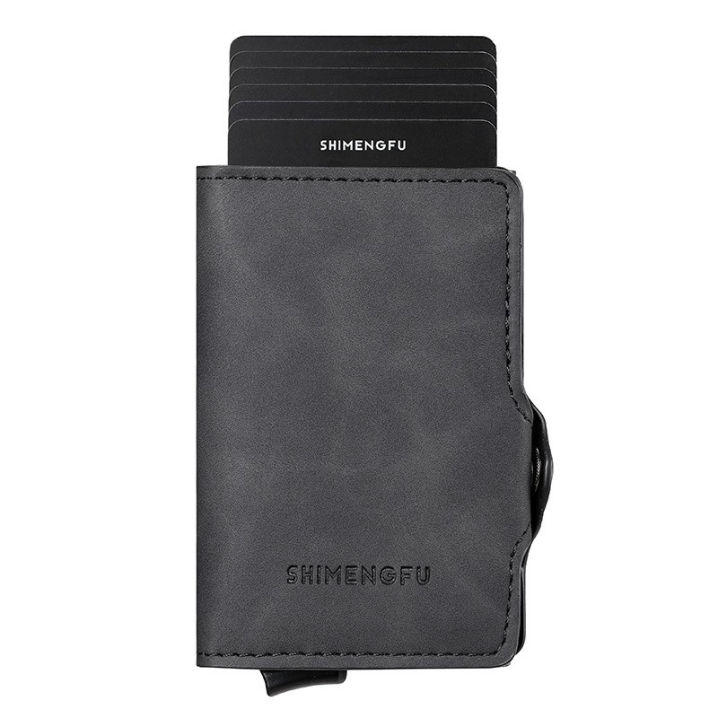 Anti-Theft Slim Wallet for Men with Auto Pop-Up Card Holder - Model: 880711661107 - 图片 6