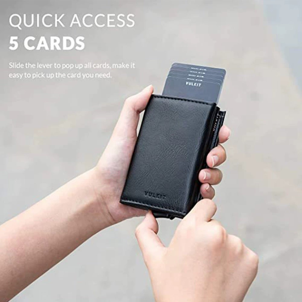 Metal Card Holder for Men with RFID Protection for Travel - Model: 777302738463 - 图片 2