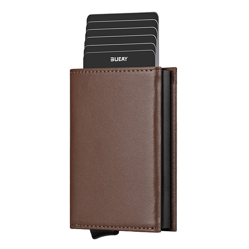 Metal Card Holder for Men with RFID Protection for Travel - Model: 777302738463 - 图片 5