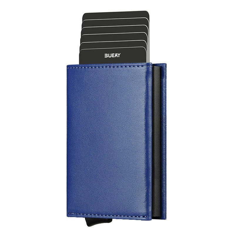 Metal Card Holder for Men with RFID Protection for Travel - Model: 777302738463 - 图片 6