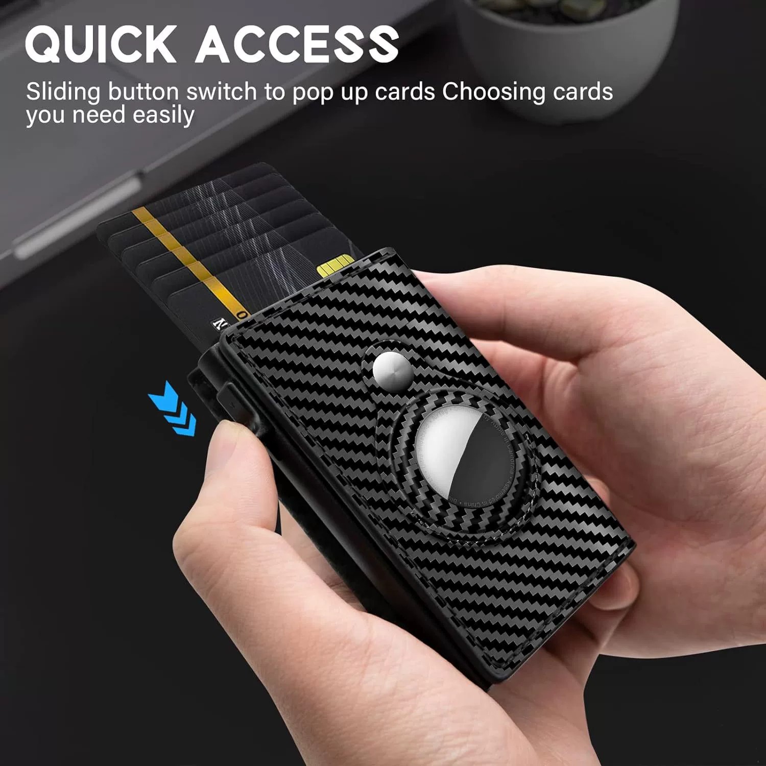 Card Holder for Men with Anti-Skimming RFID Blocking - Model: 765723907246 - 图片 3