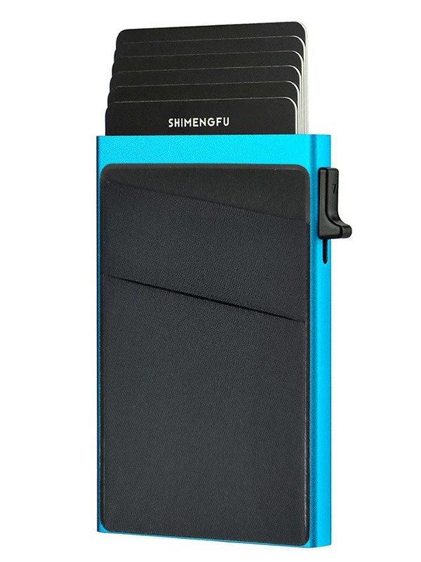 Automatic Pop-Up Card Case with RFID Protection for Everyday Carry - Model: 746443740562 - 图片 2