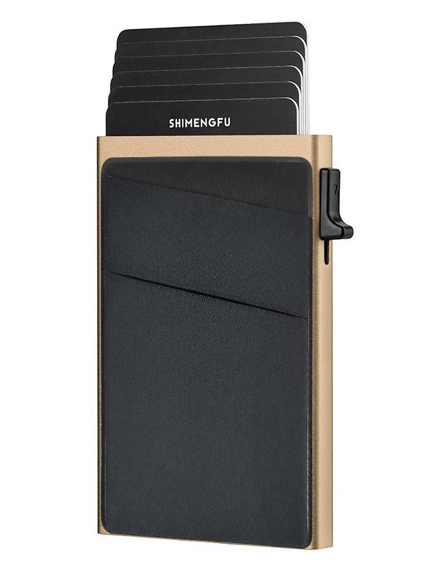 Automatic Pop-Up Card Case with RFID Protection for Everyday Carry - Model: 746443740562 - 图片 3