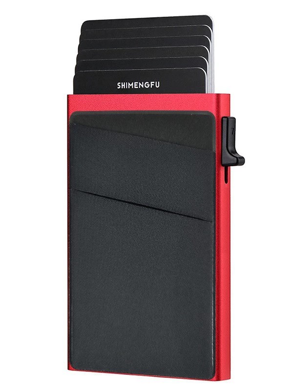 Automatic Pop-Up Card Case with RFID Protection for Everyday Carry - Model: 746443740562 - 图片 5