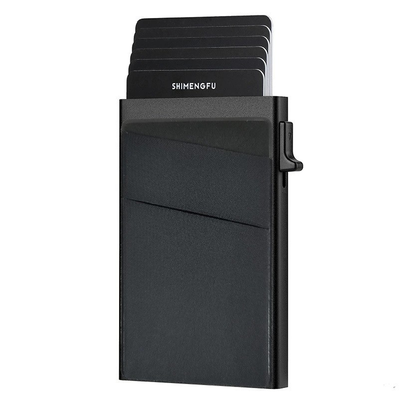 Automatic Pop-Up Card Case with RFID Protection for Everyday Carry - Model: 746443740562 - 图片 6