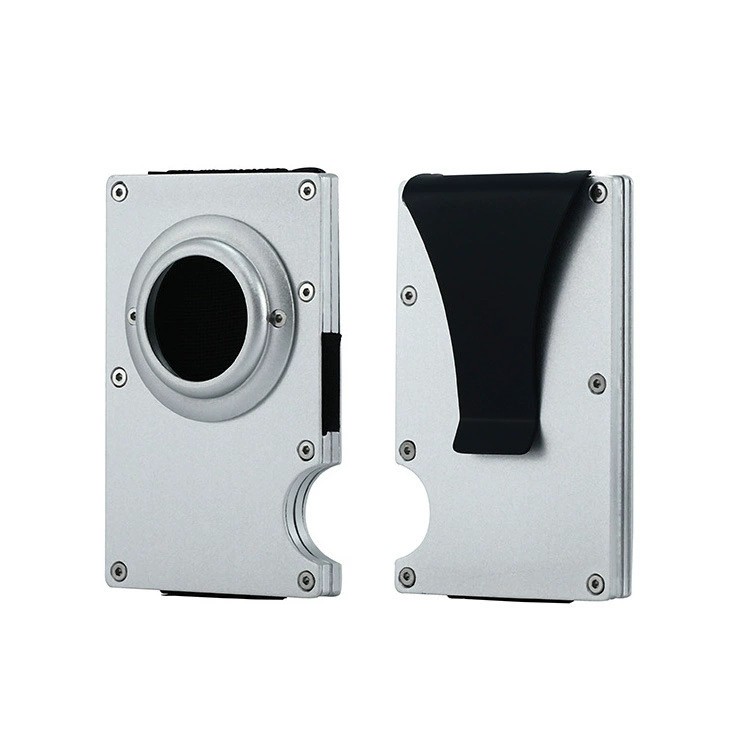 Money Clip Wallet with Airtag Tracker for Men with Transparent Business Card Holder - Model: 715480239081 - 图片 7