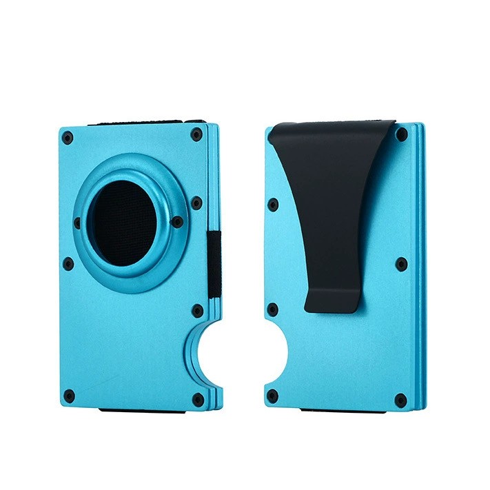 Money Clip Wallet with Airtag Tracker for Men with Transparent Business Card Holder - Model: 715480239081 - 图片 10