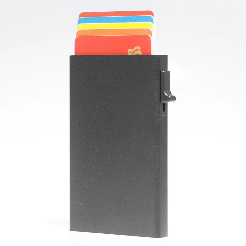 Horizontal Money Clip Card Case with AirTag Tracker for Travel - Model: 715275274533 - 图片 3