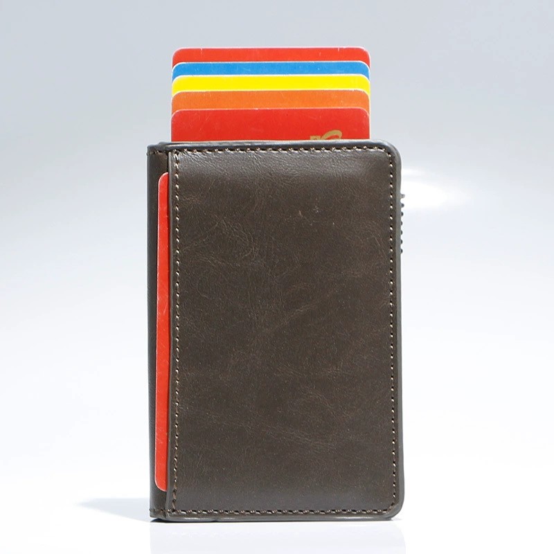 Men's Metal Card Clip with Tracker for Secure RFID Blocking - Model: 715272262785 - 图片 2