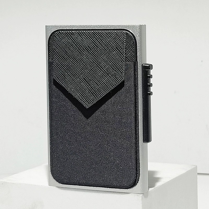Metal Card Holder for Desk Organization with Secure Lid - Model: 697201347547 - 图片 10
