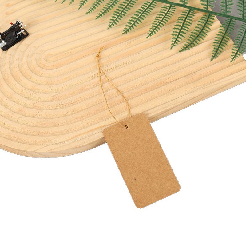 Customizable Kraft Paper Price Tag with Elastic Cord for Retail Displays - Model: 1000382542046 - 图片 5