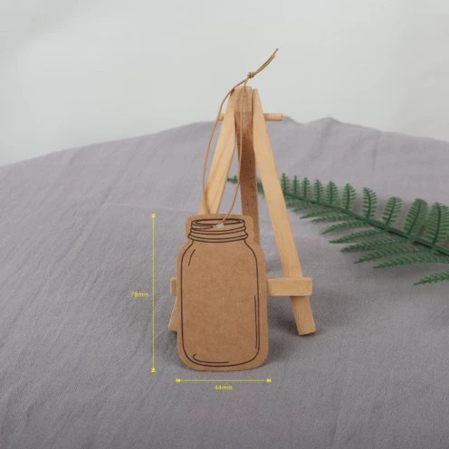 Customizable Kraft Paper Price Tag with Elastic Cord for Retail Displays - Model: 1000382542046 - 图片 6