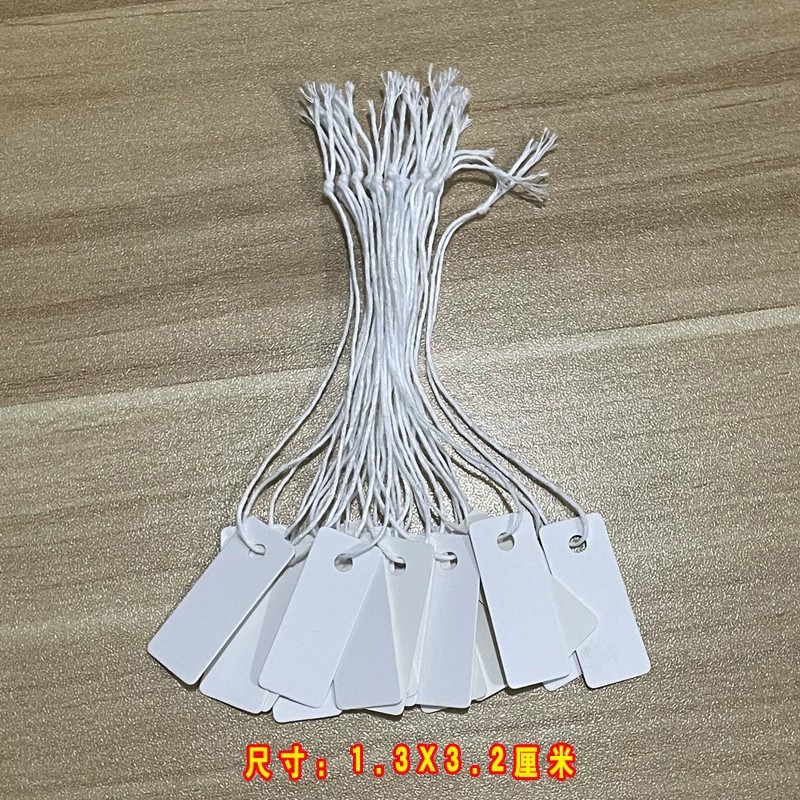 Jewelry Accessory Material Label with Cotton Rope for Price Tag and Hang Tag - Model: 1000207573664 - 图片 4