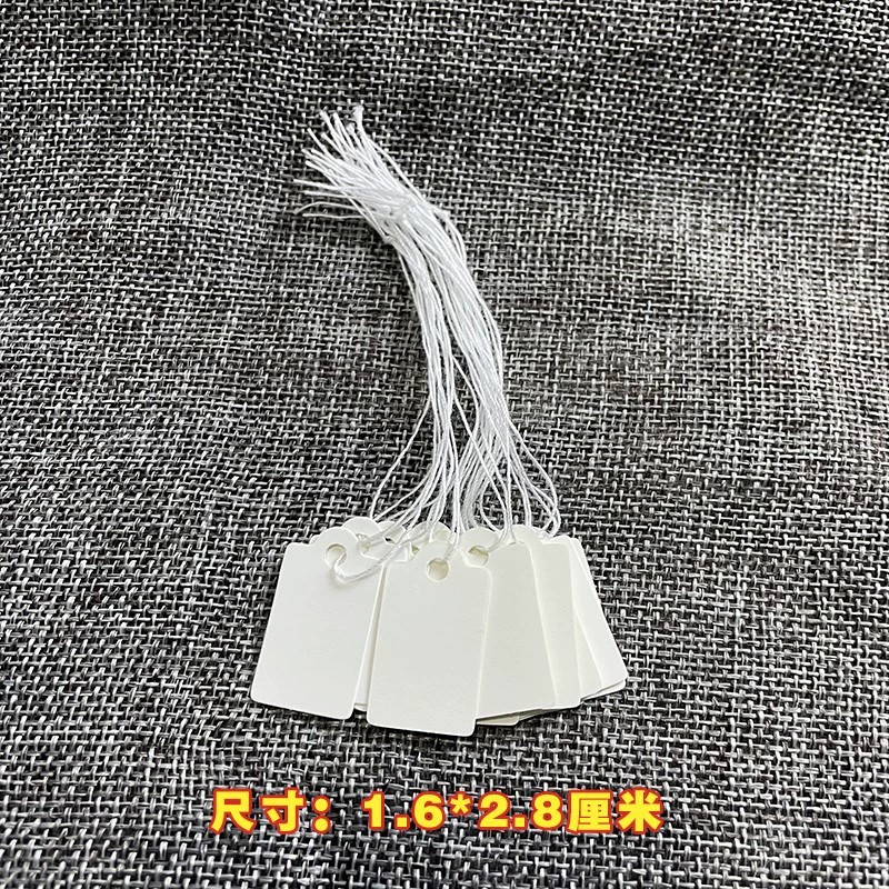 Jewelry Accessory Material Label with Cotton Rope for Price Tag and Hang Tag - Model: 1000207573664 - 图片 7