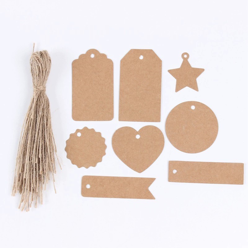 Customizable Kraft Paper Tags for Clothing Labels - Model: 693859474680 - 图片 3