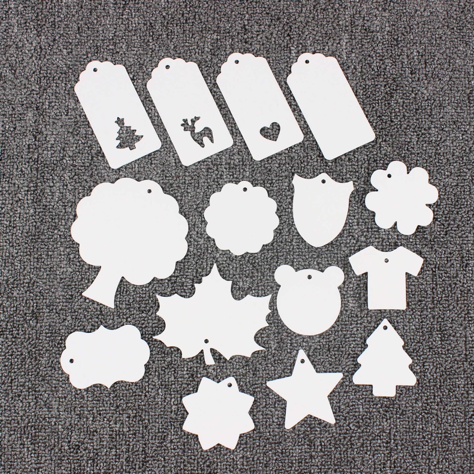 Hand-Writable Kraft Paper Cards for Kindergarten Holiday Gifts - Model: 750095820051 - 图片 2