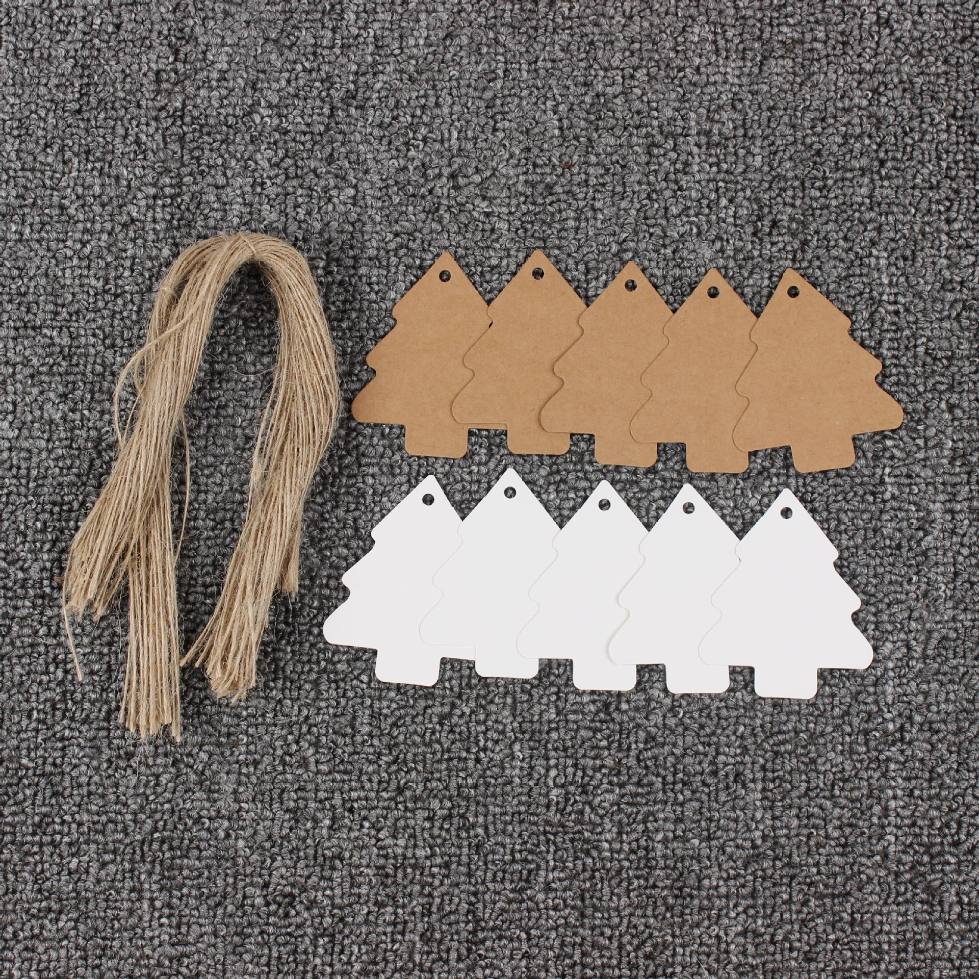 Hand-Writable Kraft Paper Cards for Kindergarten Holiday Gifts - Model: 750095820051 - 图片 4