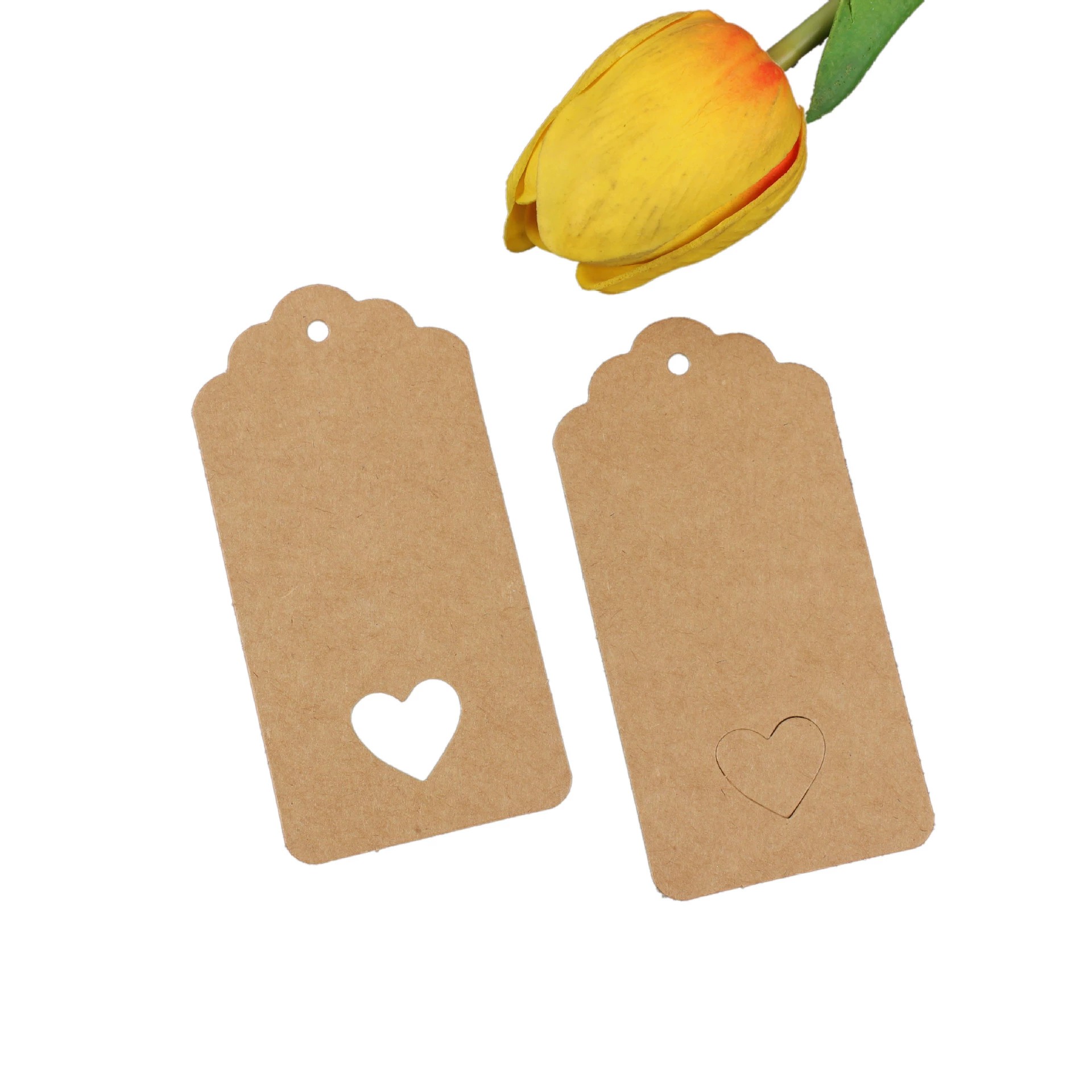 Hand-Writable Kraft Paper Cards for Kindergarten Holiday Gifts - Model: 750095820051 - 图片 5