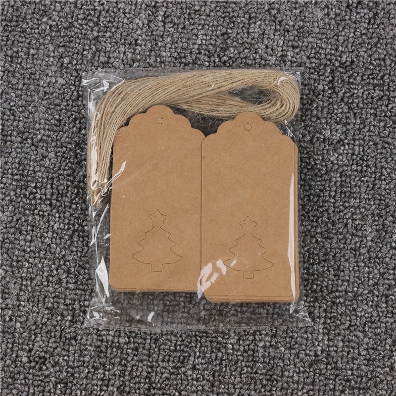 Hand-Writable Kraft Paper Cards for Kindergarten Holiday Gifts - Model: 750095820051 - 图片 10