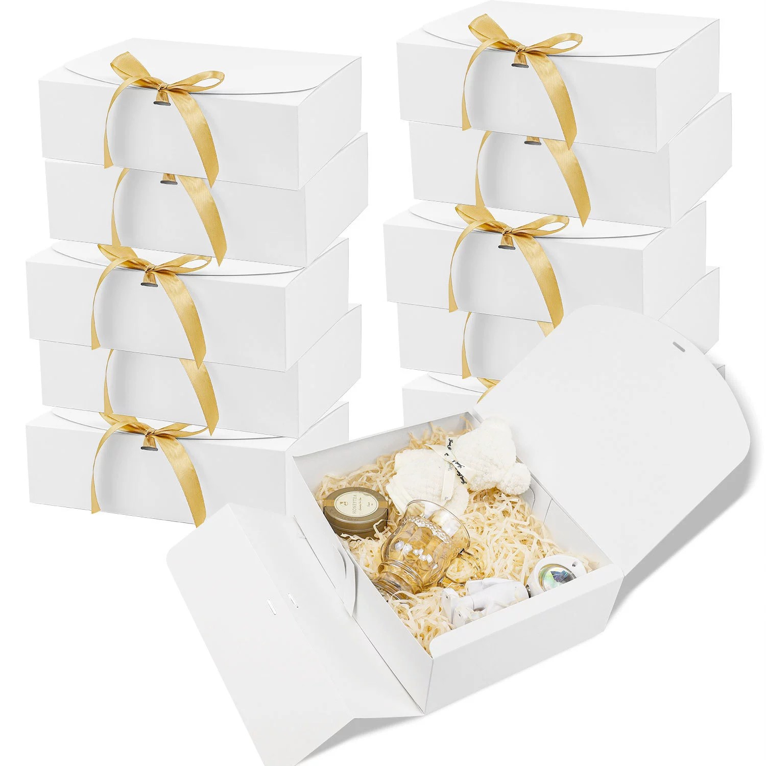 Flip-Top Paper Box for Gift Packaging with White Baking Paper Finish - Model: 742601611513 - 图片 3