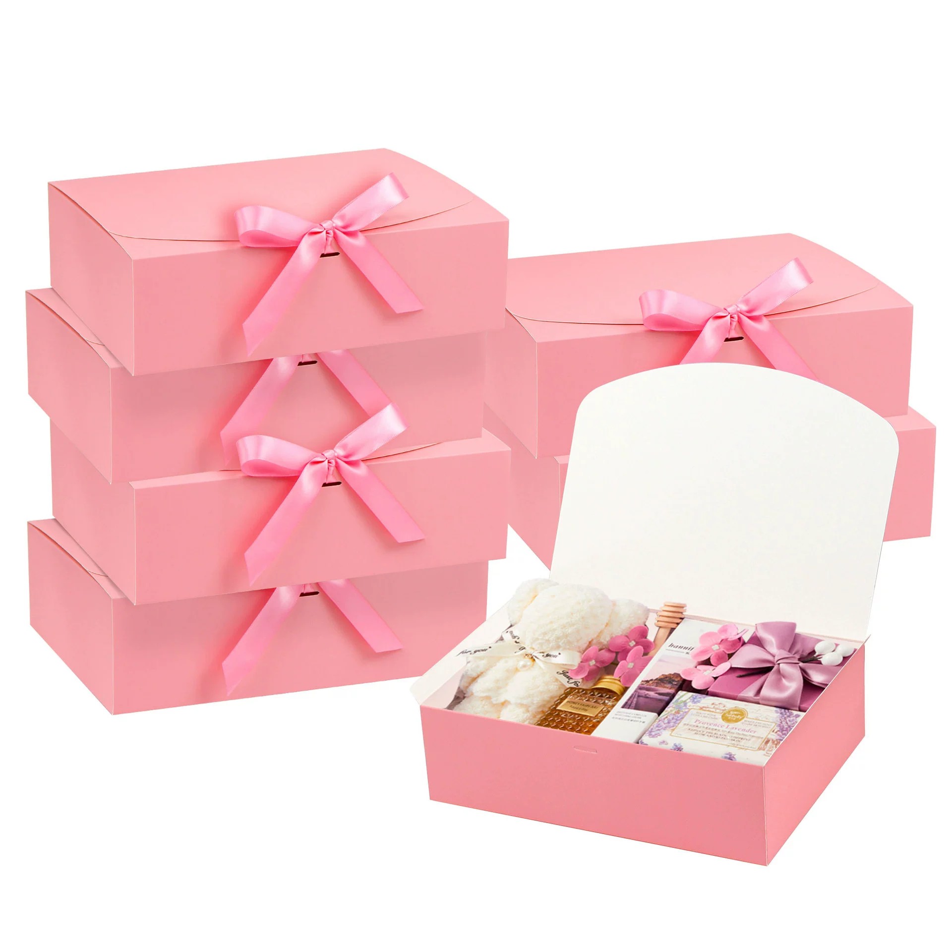 Flip-Top Paper Box for Gift Packaging with White Baking Paper Finish - Model: 742601611513 - 图片 9