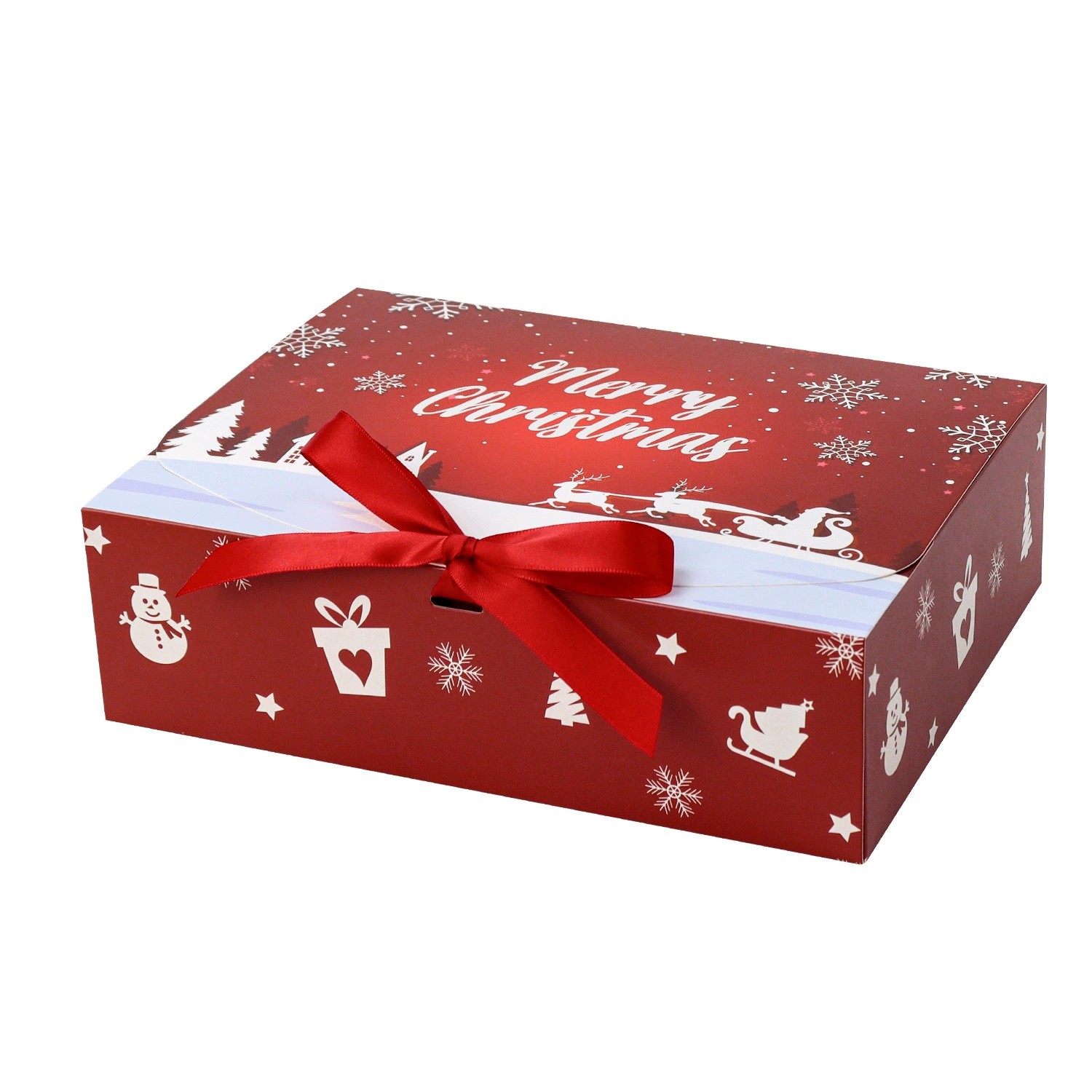 Empty Paper Gift Box for Christmas Wrapping and Storage - Model: 989185672767 - 图片 2