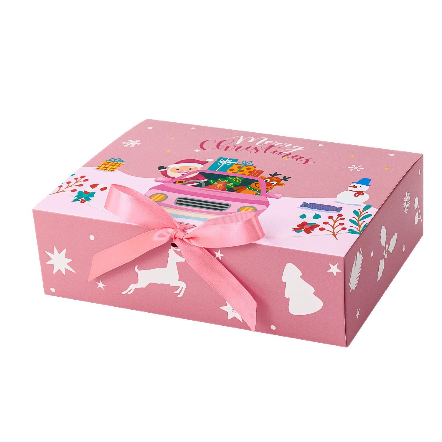 Empty Paper Gift Box for Christmas Wrapping and Storage - Model: 989185672767 - 图片 5