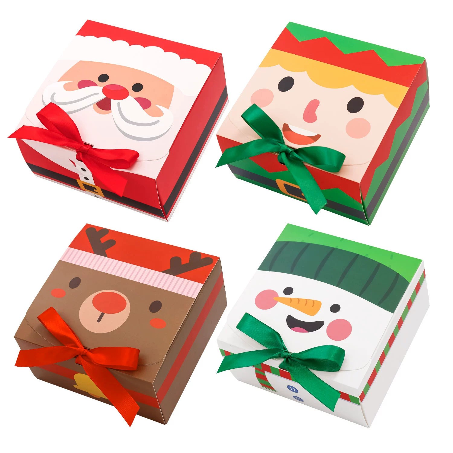 Empty Paper Gift Box for Christmas Wrapping and Storage - Model: 989185672767 - 图片 6