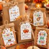Cartoon Pumpkin Turkey Hanging Tag for Thanksgiving Favor Boxes - Model: 1055881459776