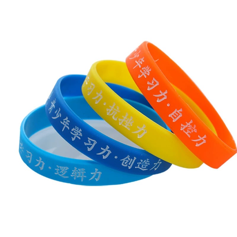 Custom Silicone Wristbands for Events with Concave Engraving and Printing - Model: 742767224477 - 图片 2