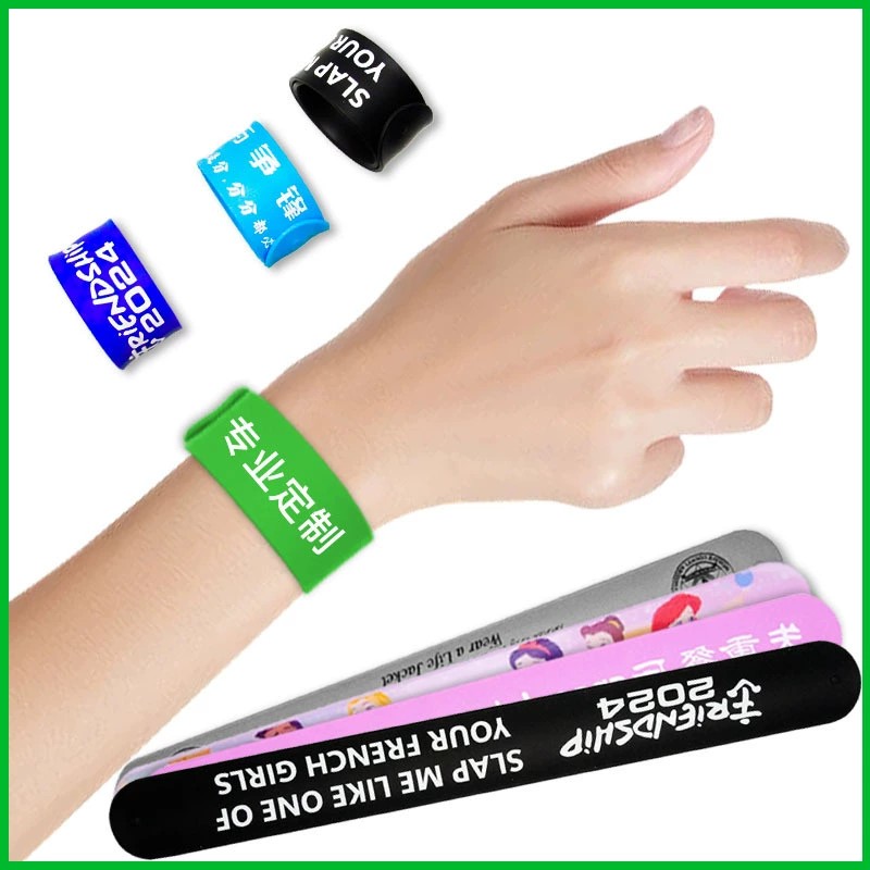 Cartoon Clap Band Silicone Bracelet for Children's Party Favors - Model: 800225033878 - 图片 2