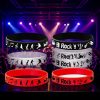 Rock Band Rap Music Festival Silicone Bracelet for Concert Party - Model: 850052356939